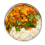 Fried Rice & Lamb Curry 